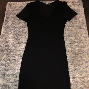 Misguided black seamless dress